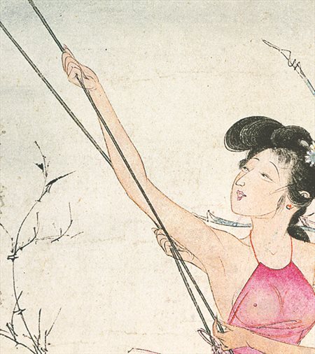 九龙坡-胡也佛的仕女画和最知名的金瓶梅秘戏图